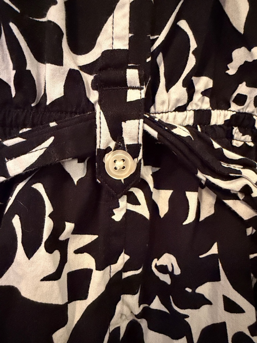 Free Assembly Black and White Belted Utility Dress [Size: M] - Picture 5 of 12